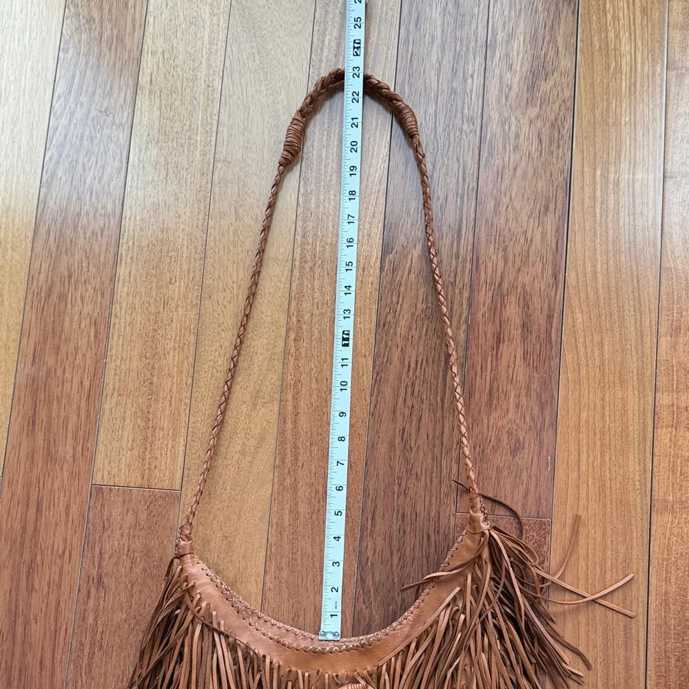 Boho Fringe Shoulder Bag - Tan

Perfect condition!! Like new!!! - Picture 10 of 11